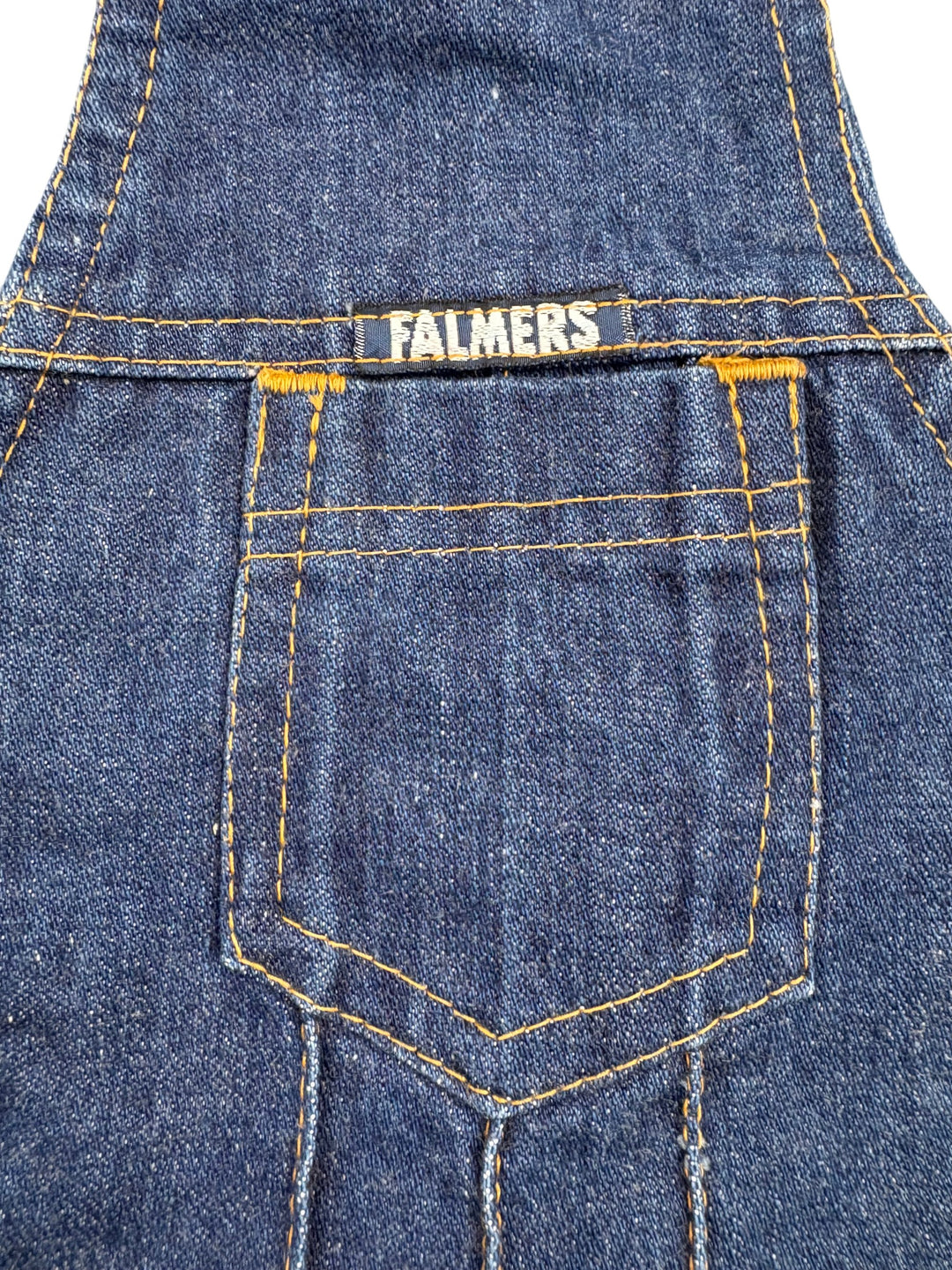 Falmers Denim Waistcoat - S - Think Vintage