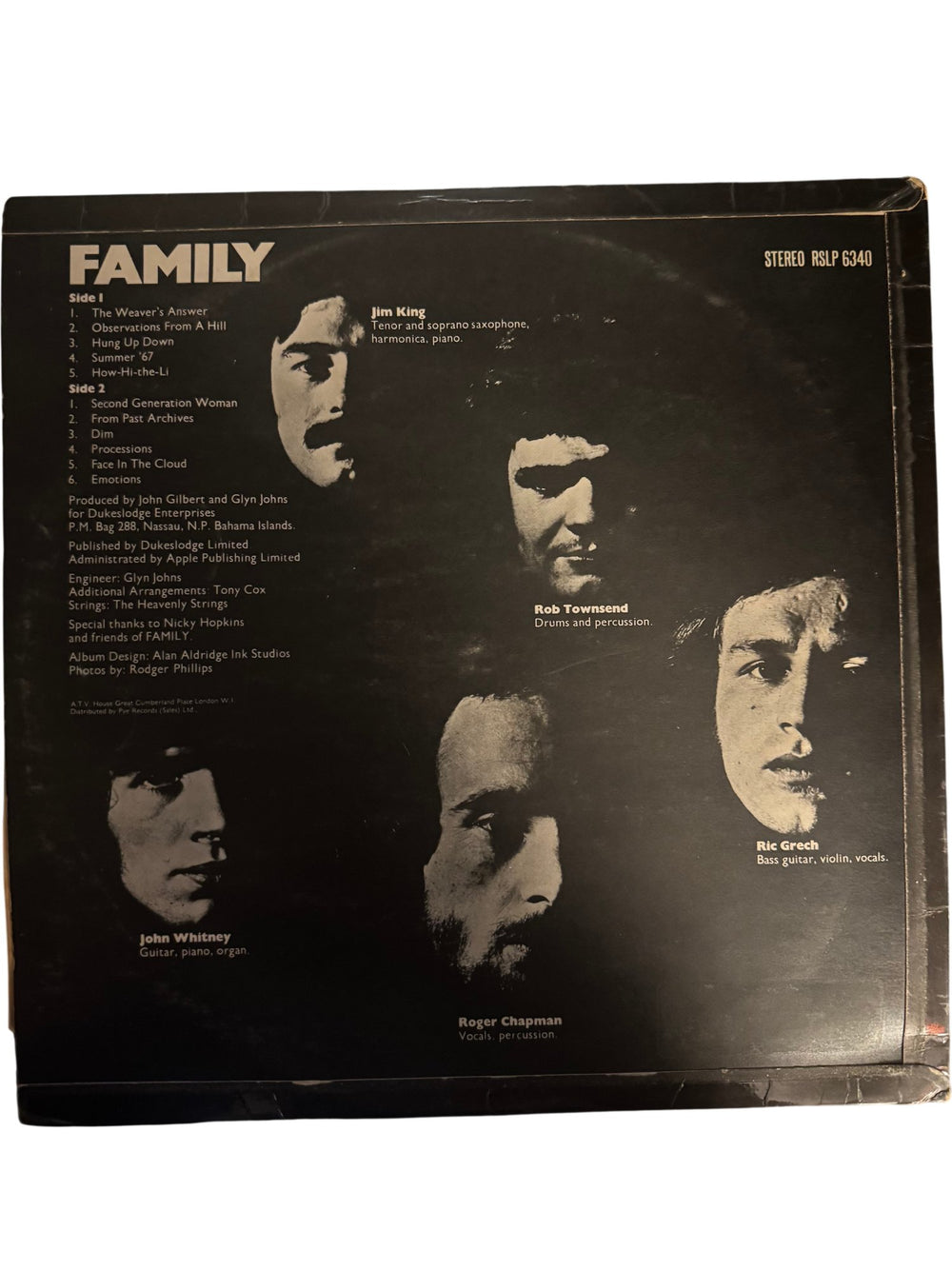Family Band Family Entertainment LP - Good - Think Vintage ltd