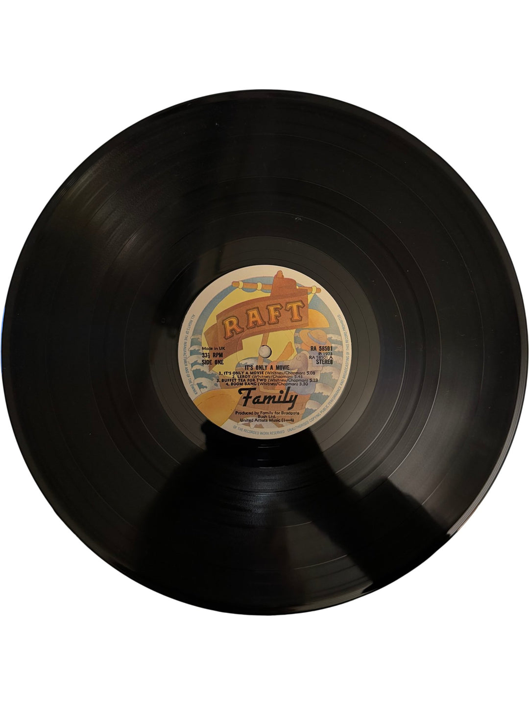 Family It's Only a Movie Vinyl Record - Good - Think Vintage ltd