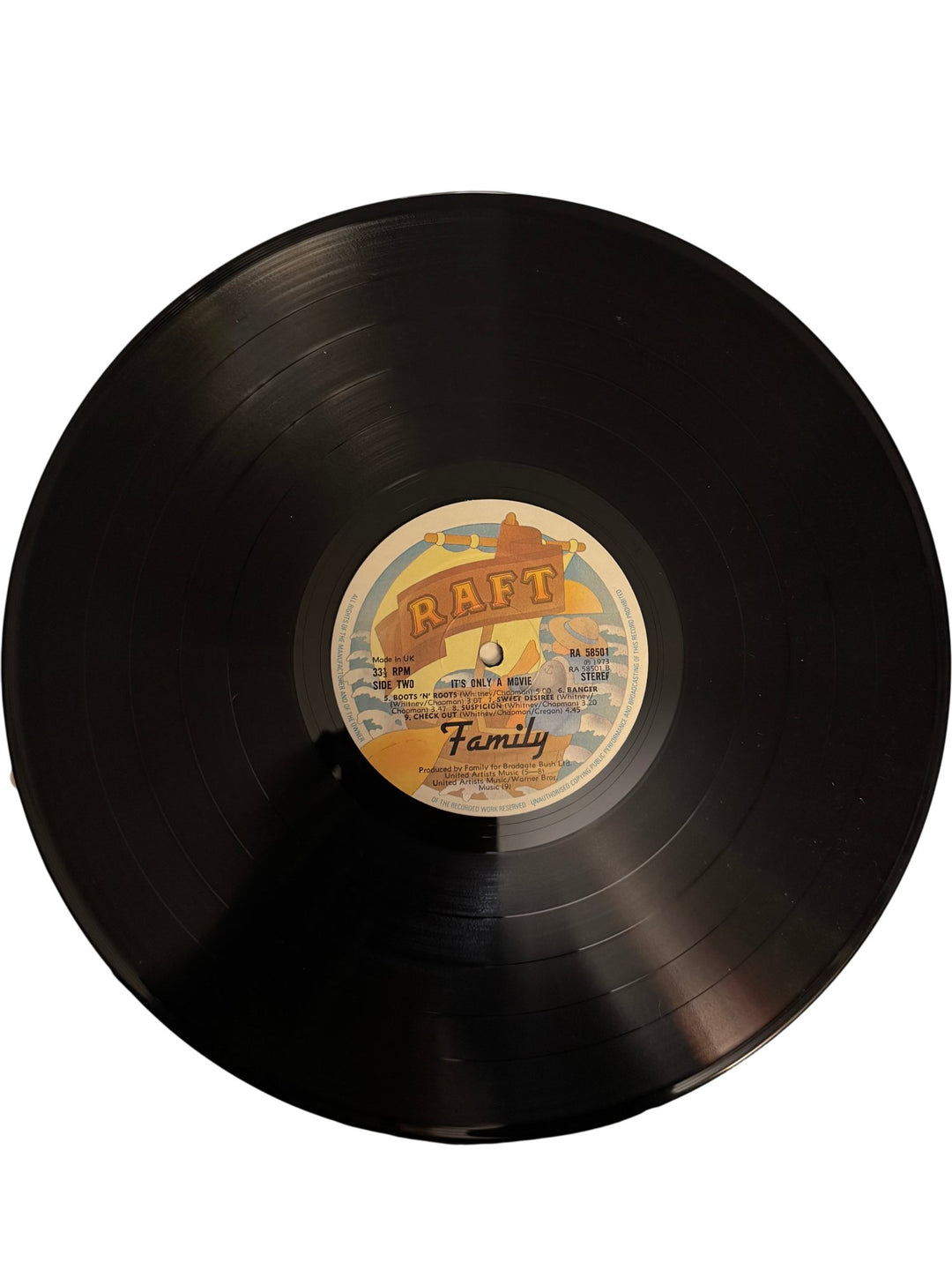 Family It's Only a Movie Vinyl Record - Good - Think Vintage ltd
