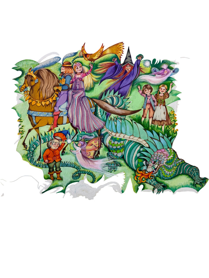 Fantasy Illustration Art Board - Think Vintage Online Ltd