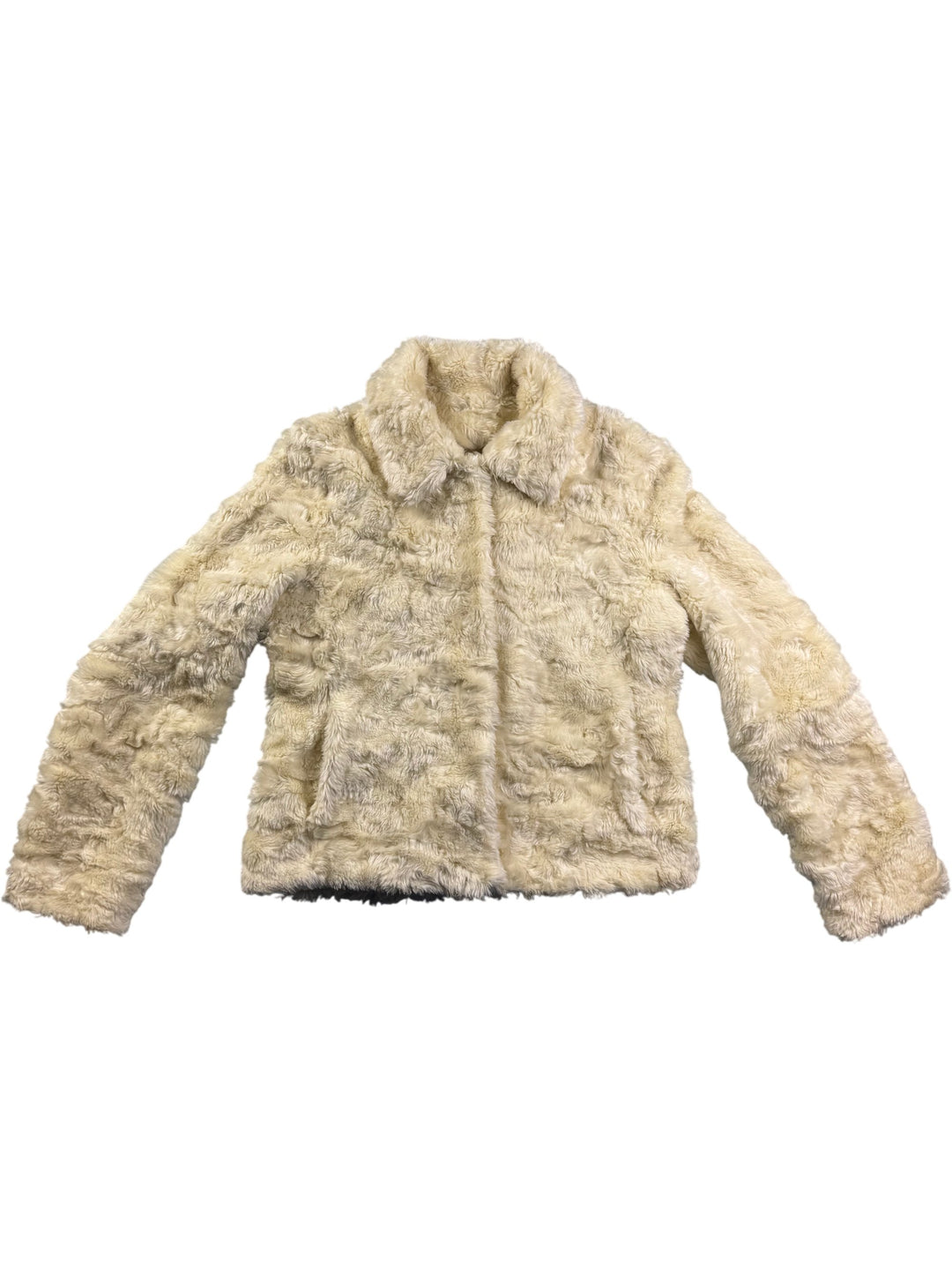 Faux Fur Jacket - S - Think Vintage Online Ltd