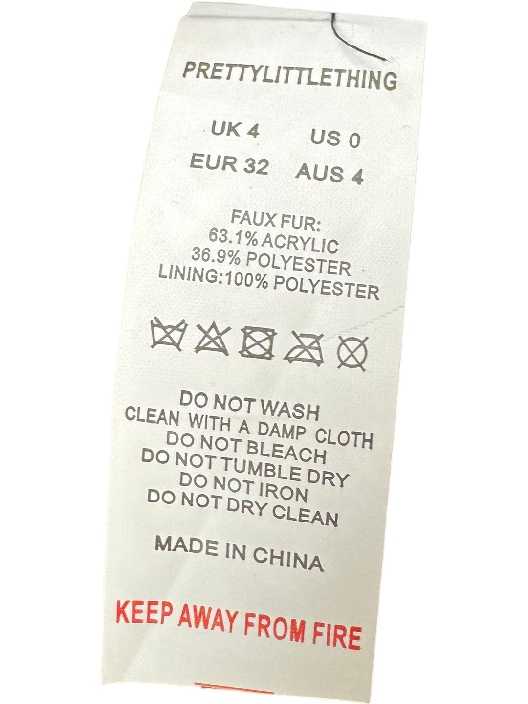 Faux Fur Long Coat - S - Think Vintage Online Ltd