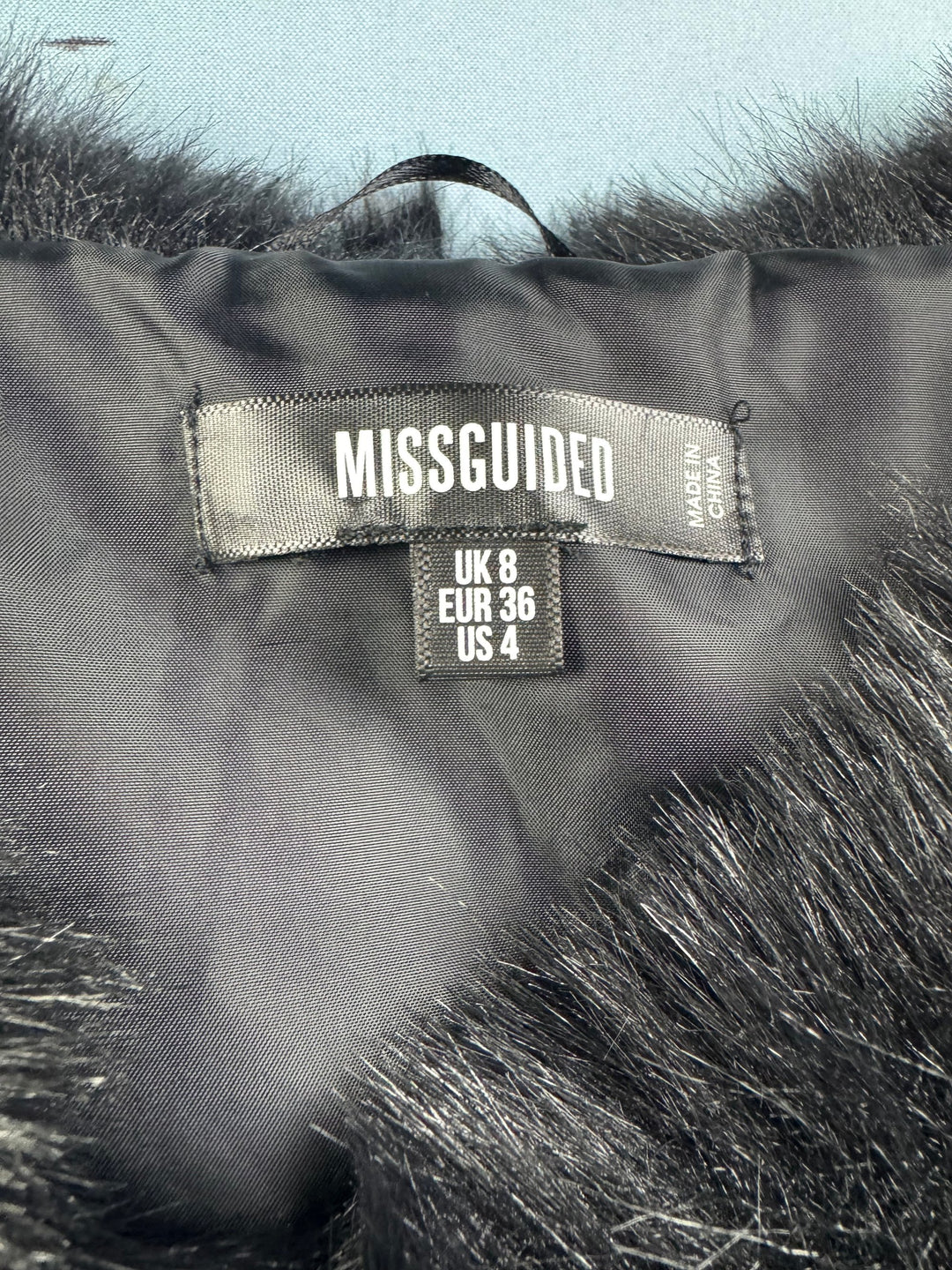 Faux Fur Vest - S - Think Vintage ltd