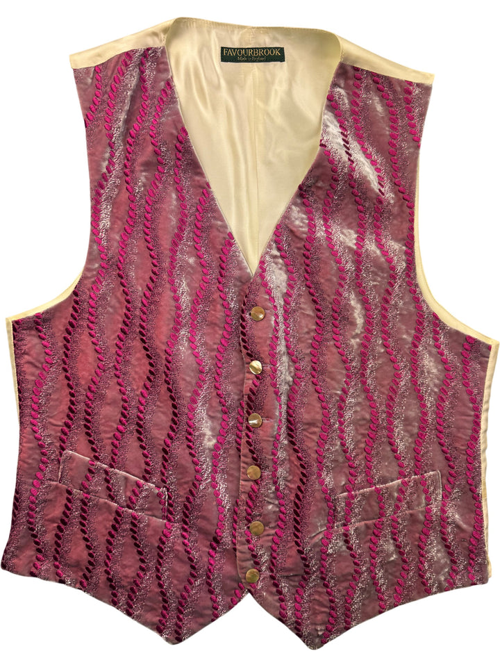 Favourbrook Satin Vest - L - Think Vintage ltd