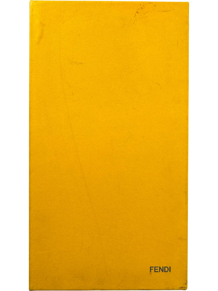 Fendi Black Lace-Up Leather Trainers - 6.5 - Think Vintage ltd