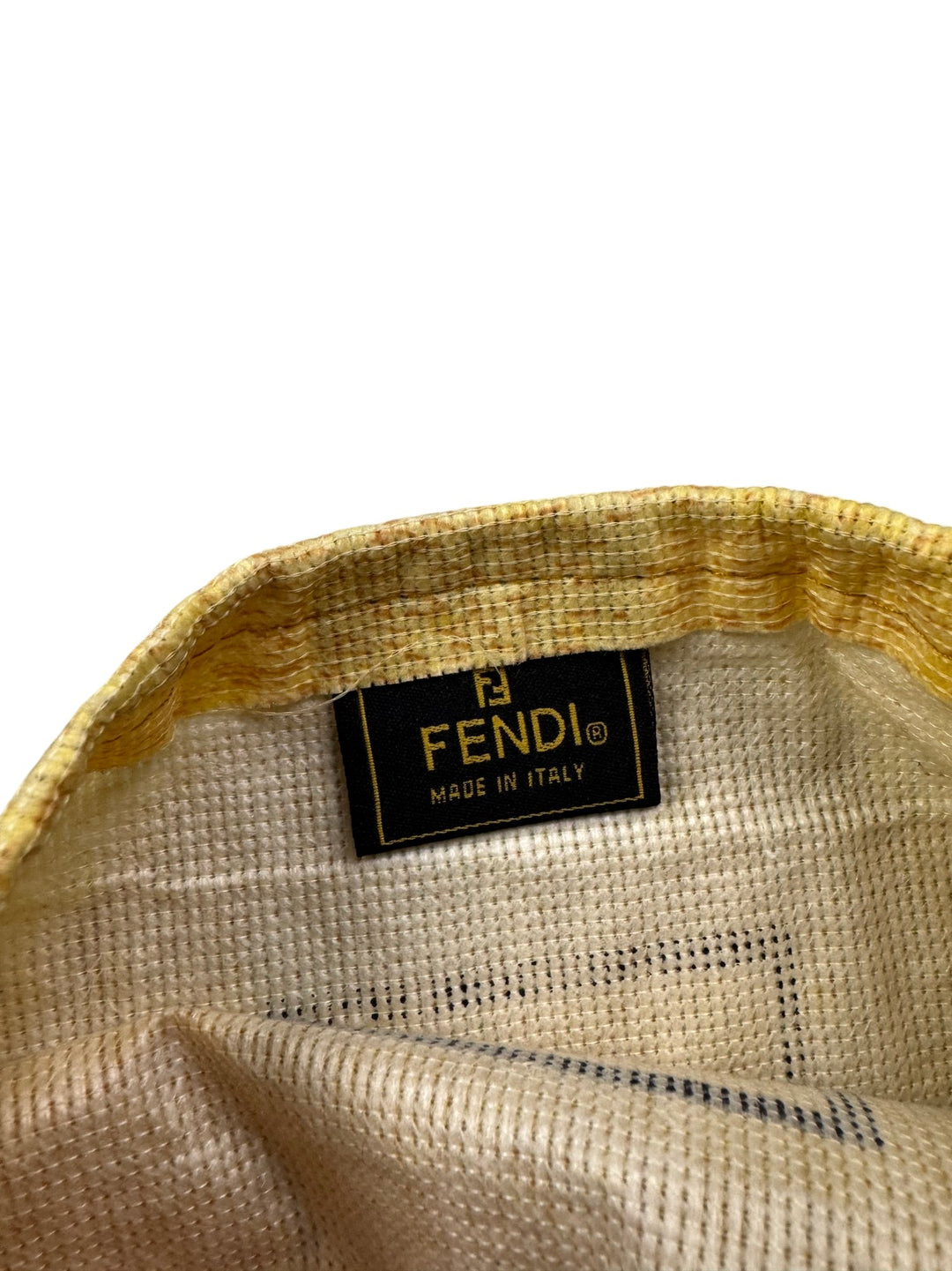 Fendi Metallic Silver Clutch Bag - Think Vintage ltd
