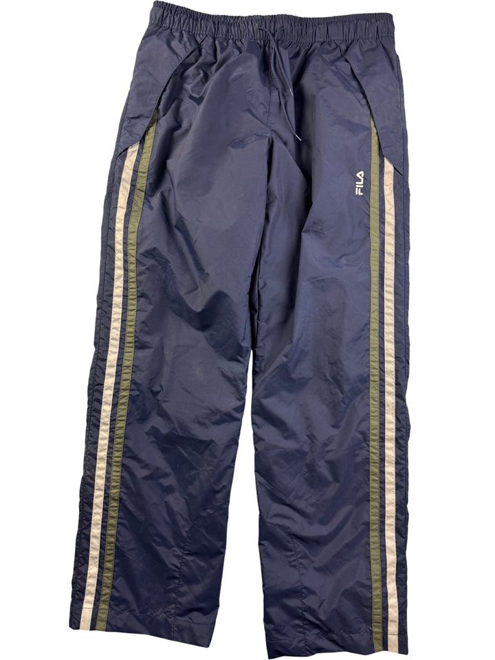 Fila Navy Track Pants - W35 L33.5 - Think Vintage