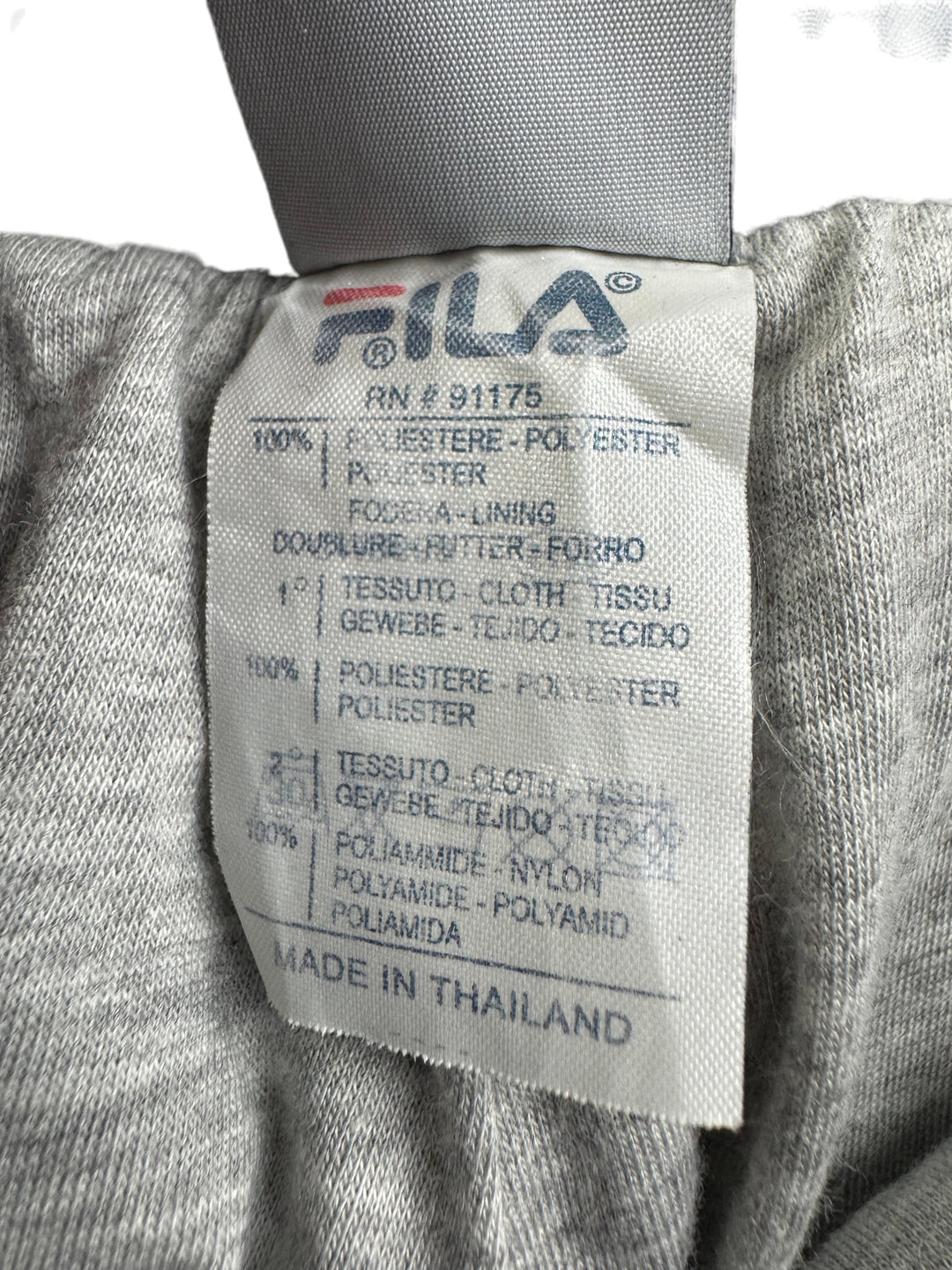 Fila Navy Track Pants - W35 L33.5 - Think Vintage