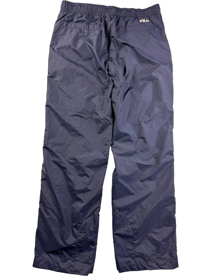 Fila Navy Track Pants - W35 L33.5 - Think Vintage Online Ltd