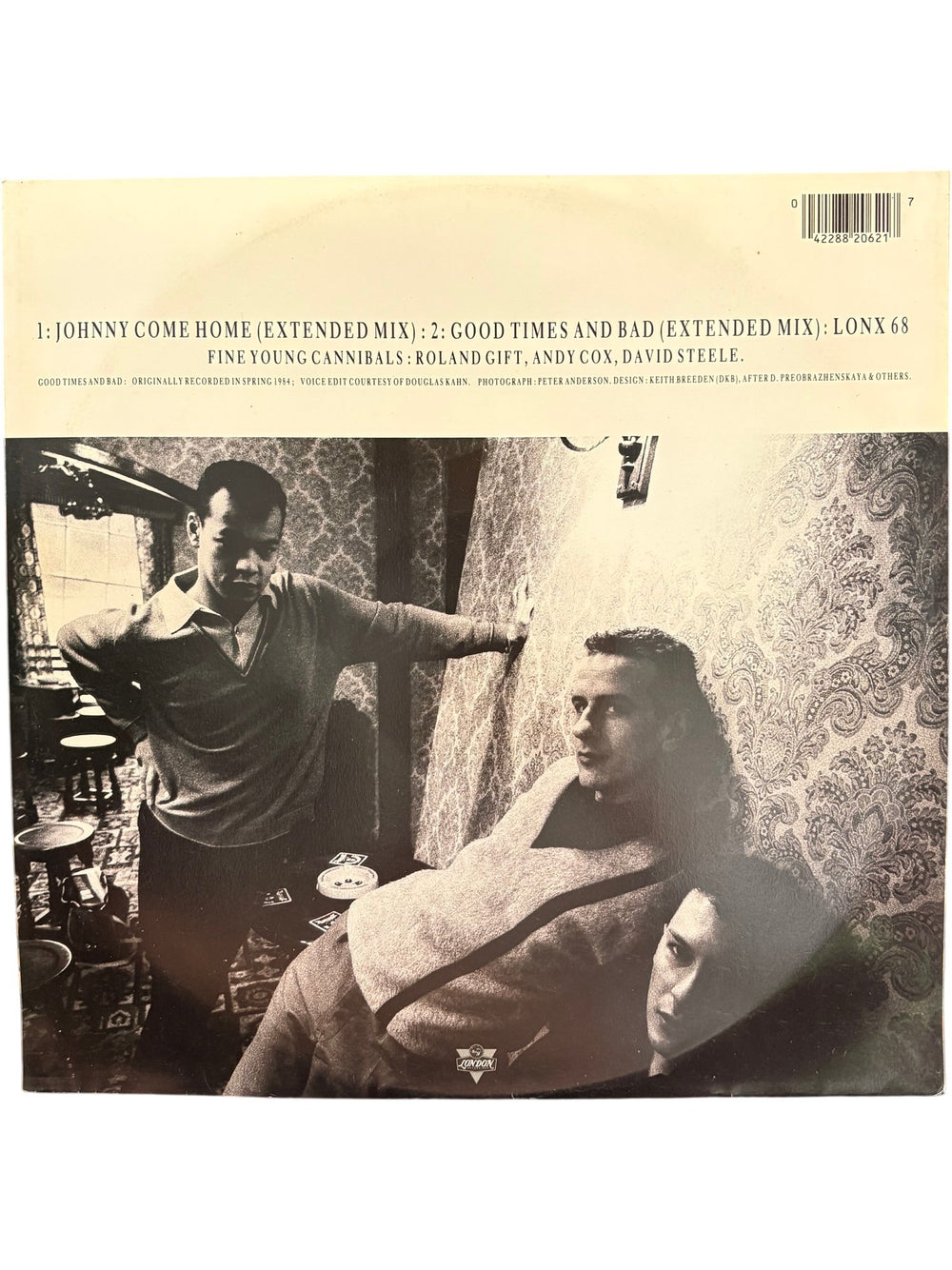 Fine Young Cannibals Johnny Come Home Vinyl - Good - Think Vintage ltd