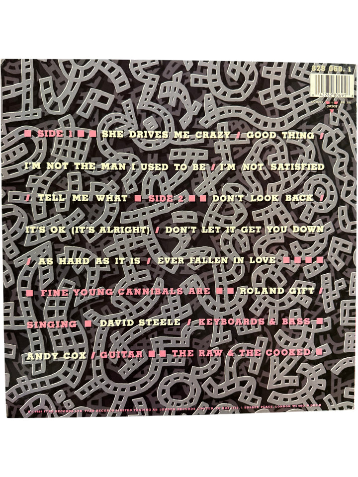 Fine Young Cannibals The Raw & The Cooked Vinyl Record - Think Vintage