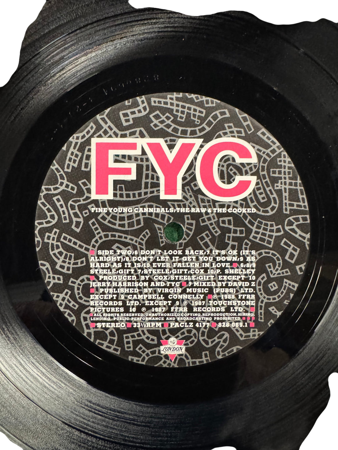 Fine Young Cannibals The Raw & The Cooked Vinyl Record - Think Vintage Online Ltd
