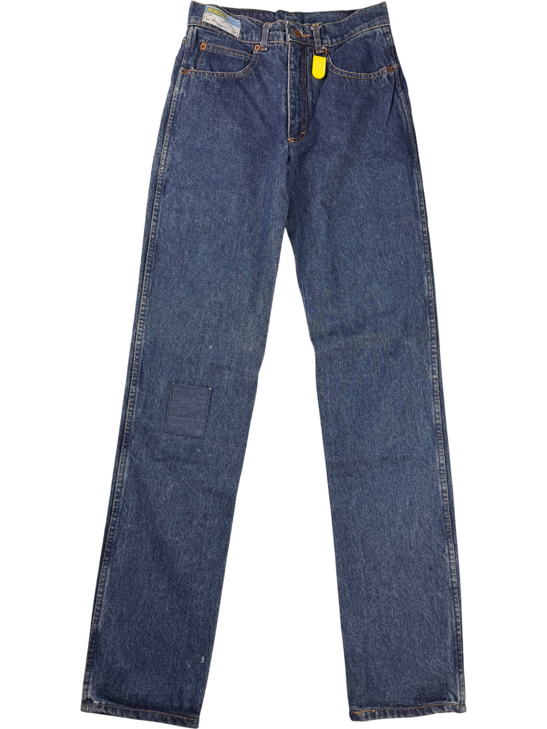Fiorucci Safety Jeans Blue Denim - W27 L33 - Think Vintage
