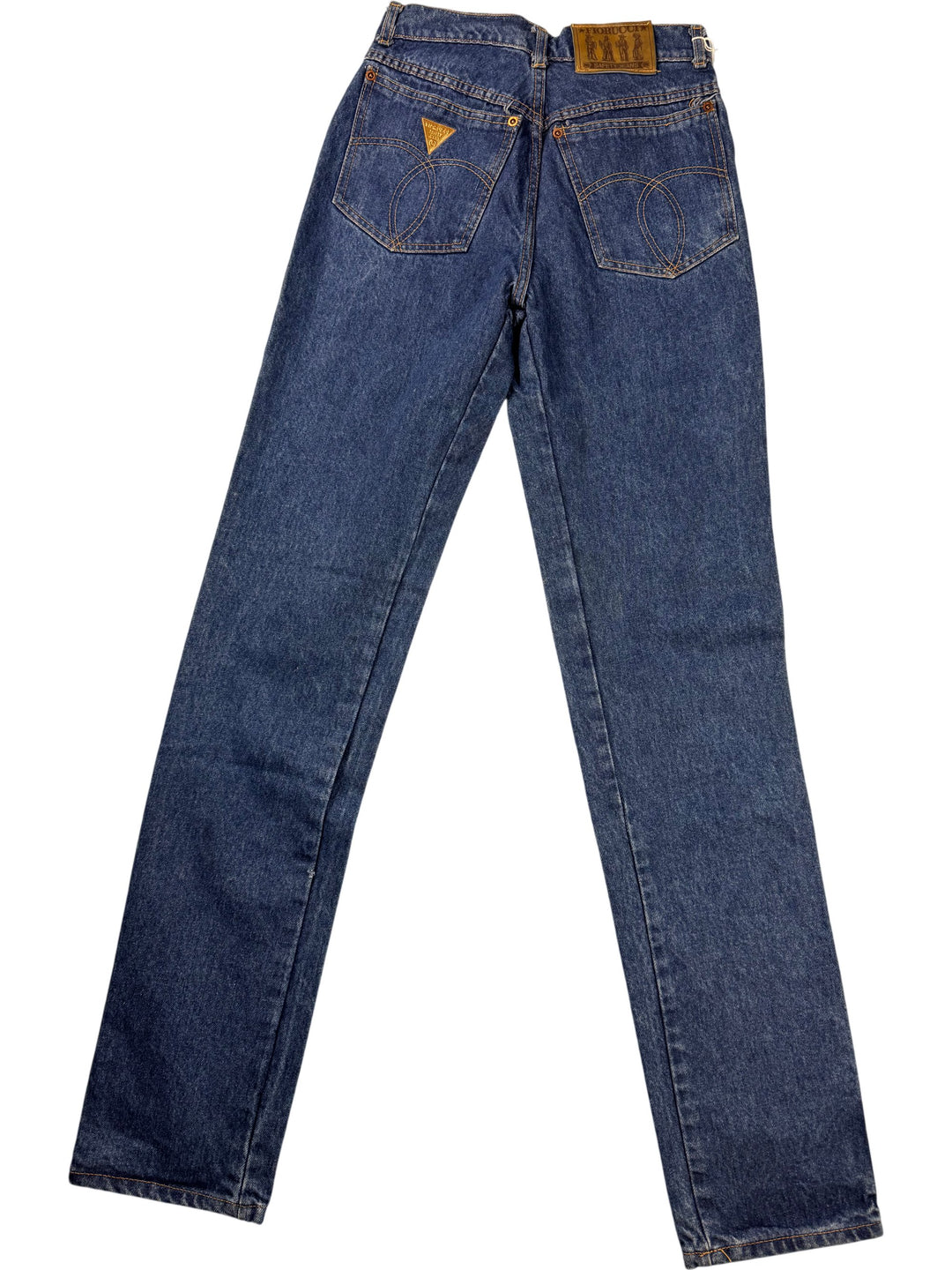 Fiorucci Safety Jeans Blue Denim - W27 L33 - Think Vintage