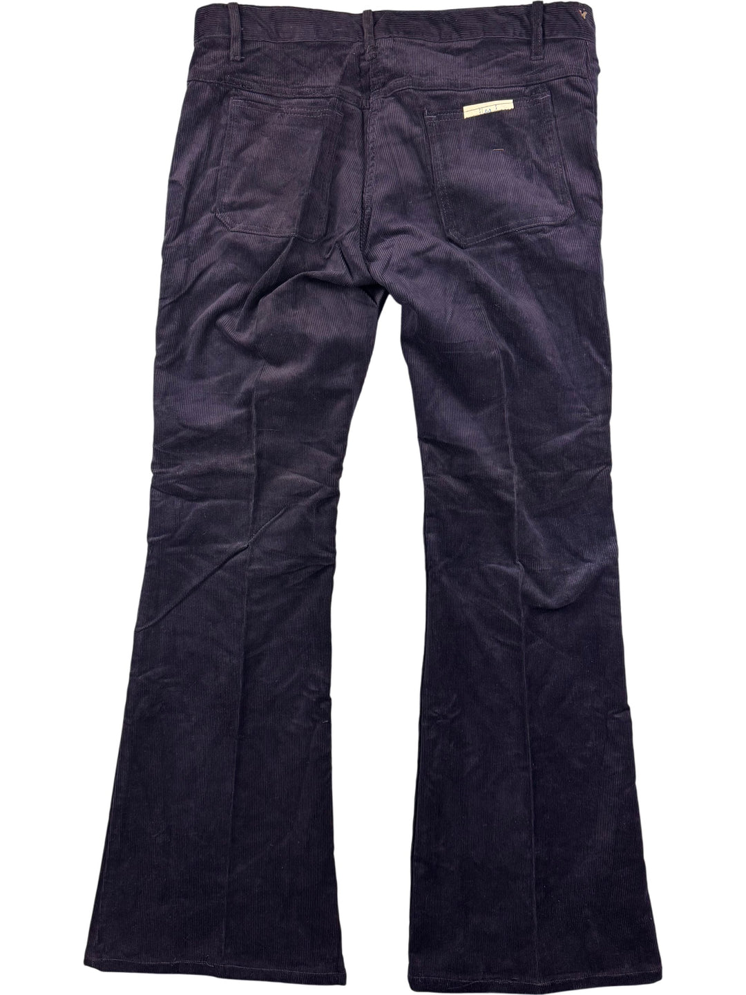 Flared Corduroy Trousers - L - Think Vintage
