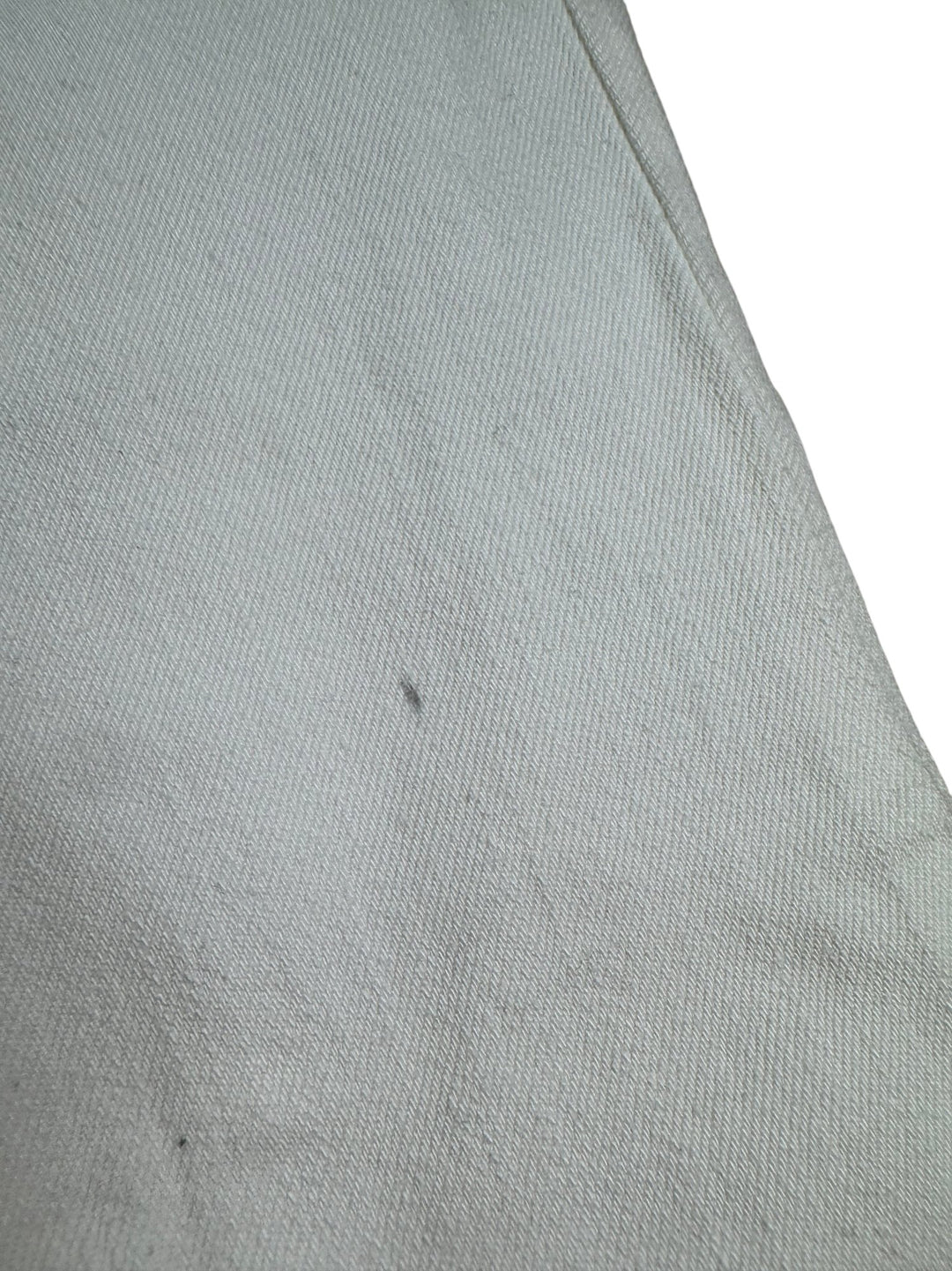 Flared White Denim Jeans - W30 - Think Vintage ltd