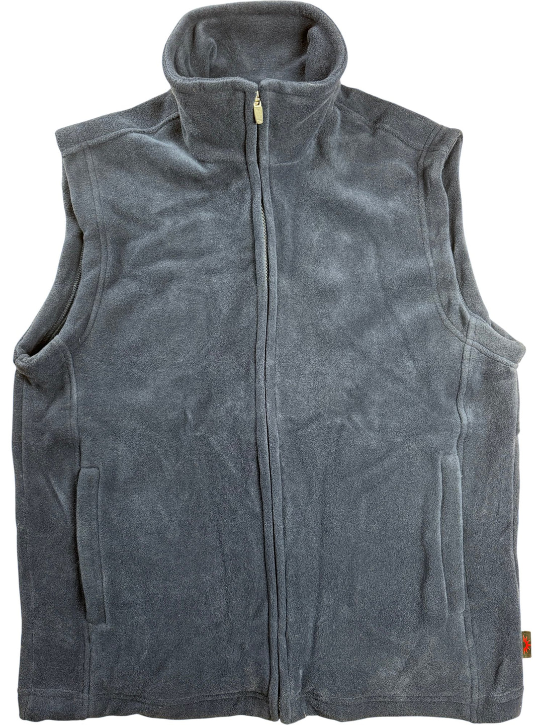 Fleece Full-Zip Vest - L - Think Vintage ltd