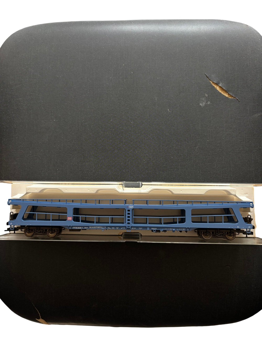 Fleischmann 5290 Blue Model Train Car - Think Vintage ltd
