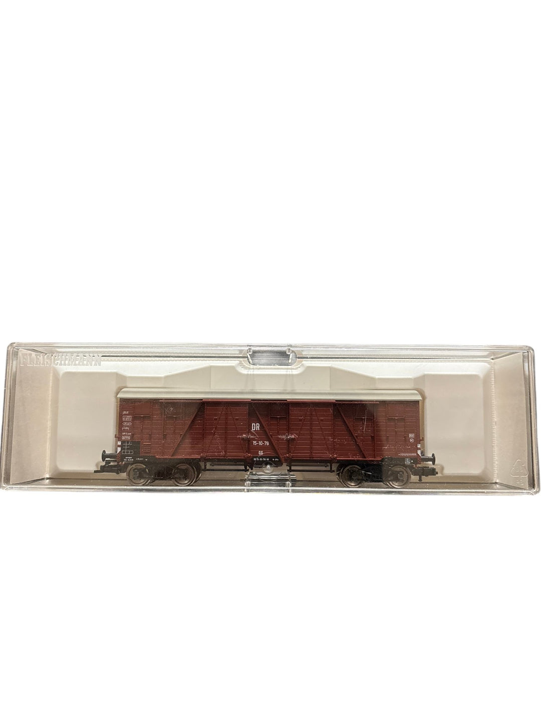 Fleischmann Boxcar Model Train Red - Think Vintage ltd