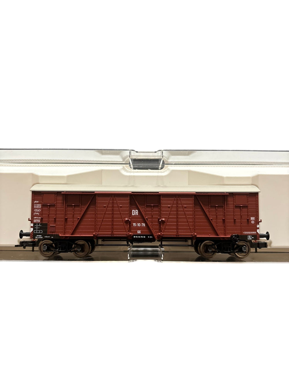 Fleischmann Boxcar Model Train Red - Think Vintage ltd