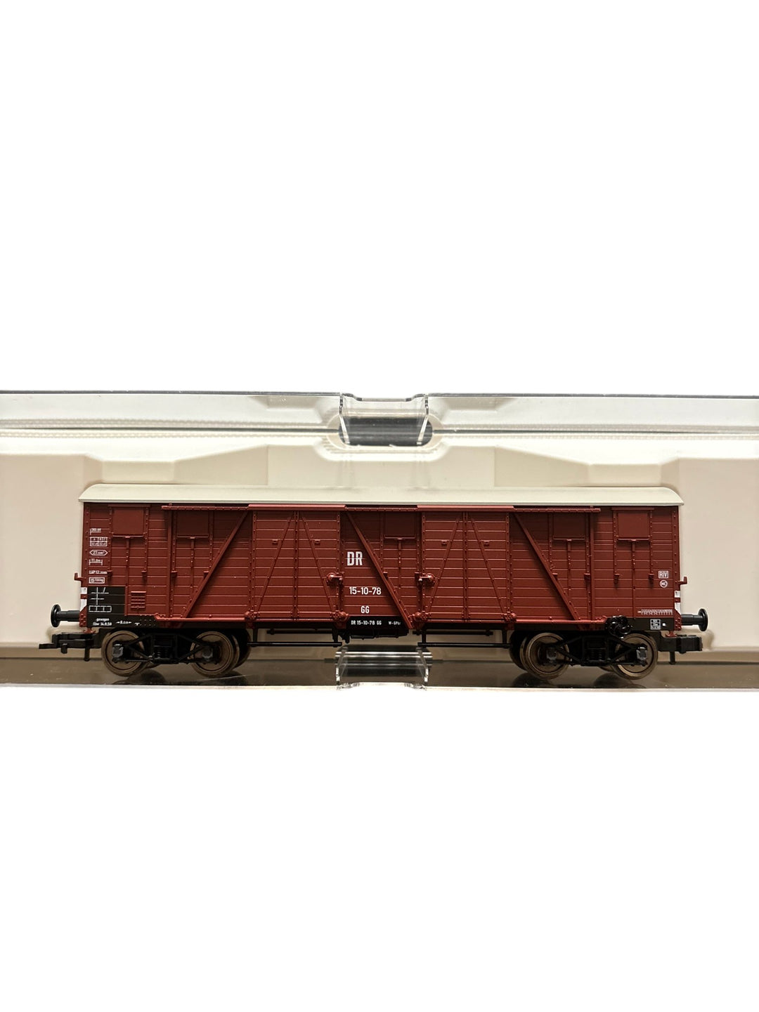 Fleischmann Boxcar Model Train Red - Think Vintage ltd