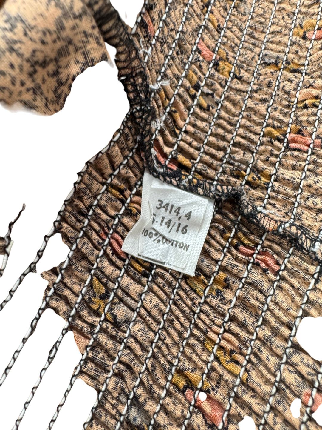 Floral Bandeau Dress - S - Think Vintage