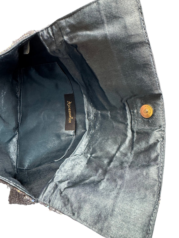 Floral Beaded Clutch Bag - Think Vintage Online Ltd