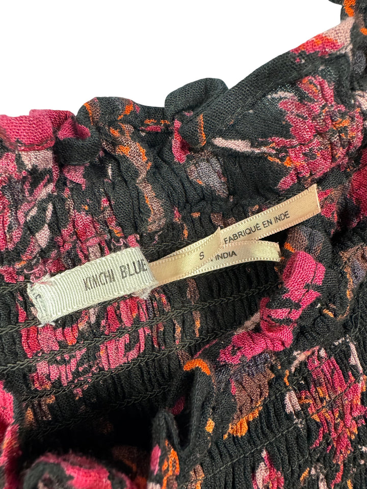 Floral Off-Shoulder Maxi Dress - S - Think Vintage Online Ltd