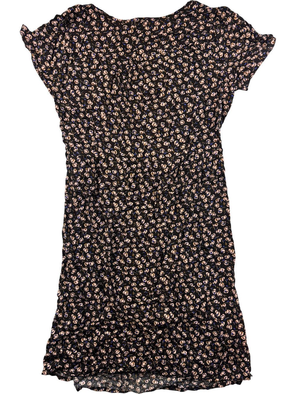 Floral Patterned Short Sleeved Dress - S/M - Think Vintage ltd