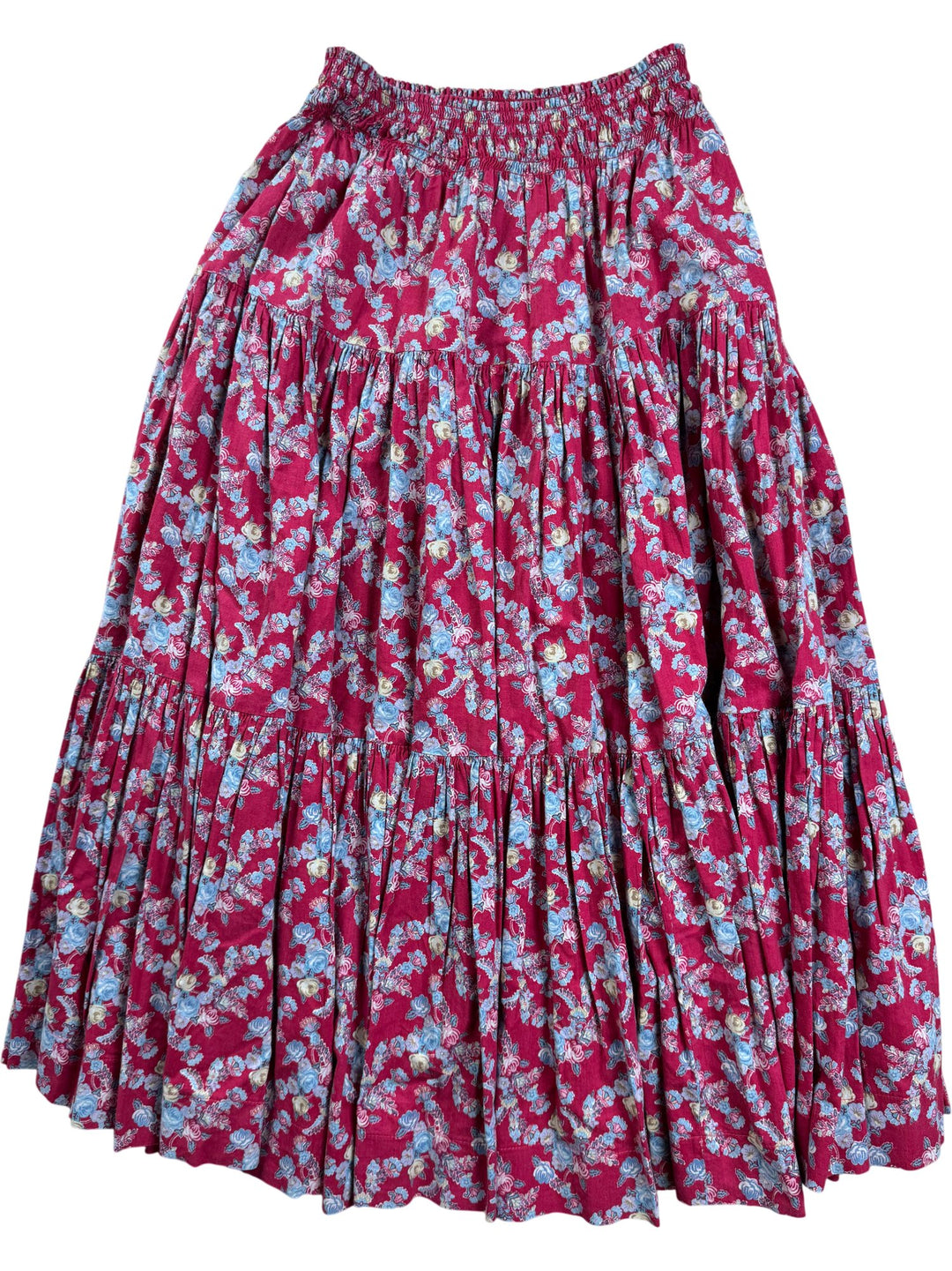 Floral Patterned Skirt - W26-32 - Think Vintage ltd