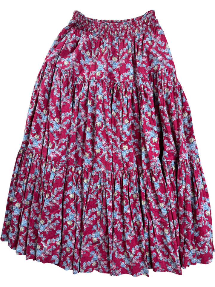 Floral Patterned Skirt - W26-32 - Think Vintage ltd