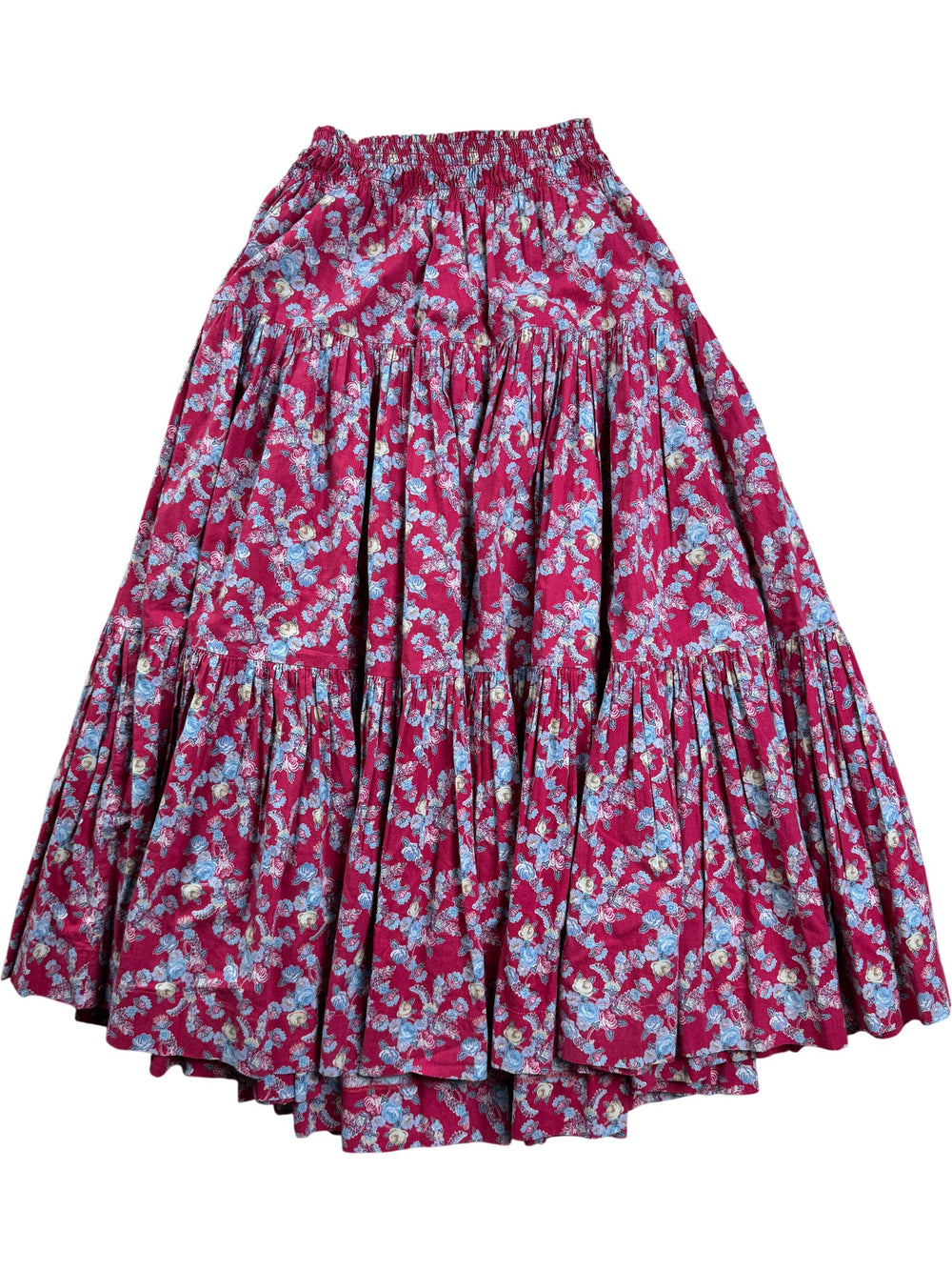 Floral Patterned Skirt - W26-32 - Think Vintage ltd