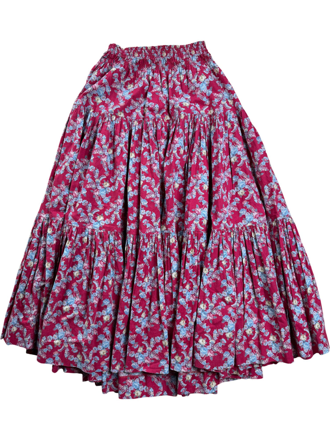 Floral Patterned Skirt - W26-32 - Think Vintage ltd