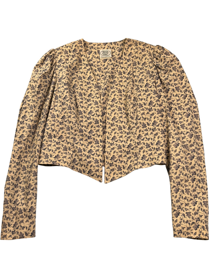 Floral Print Laura Ashley Bolero Jacket - M - Think Vintage