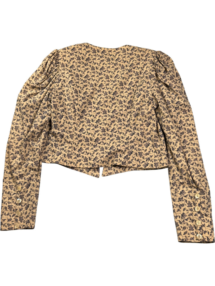 Floral Print Laura Ashley Bolero Jacket - M - Think Vintage