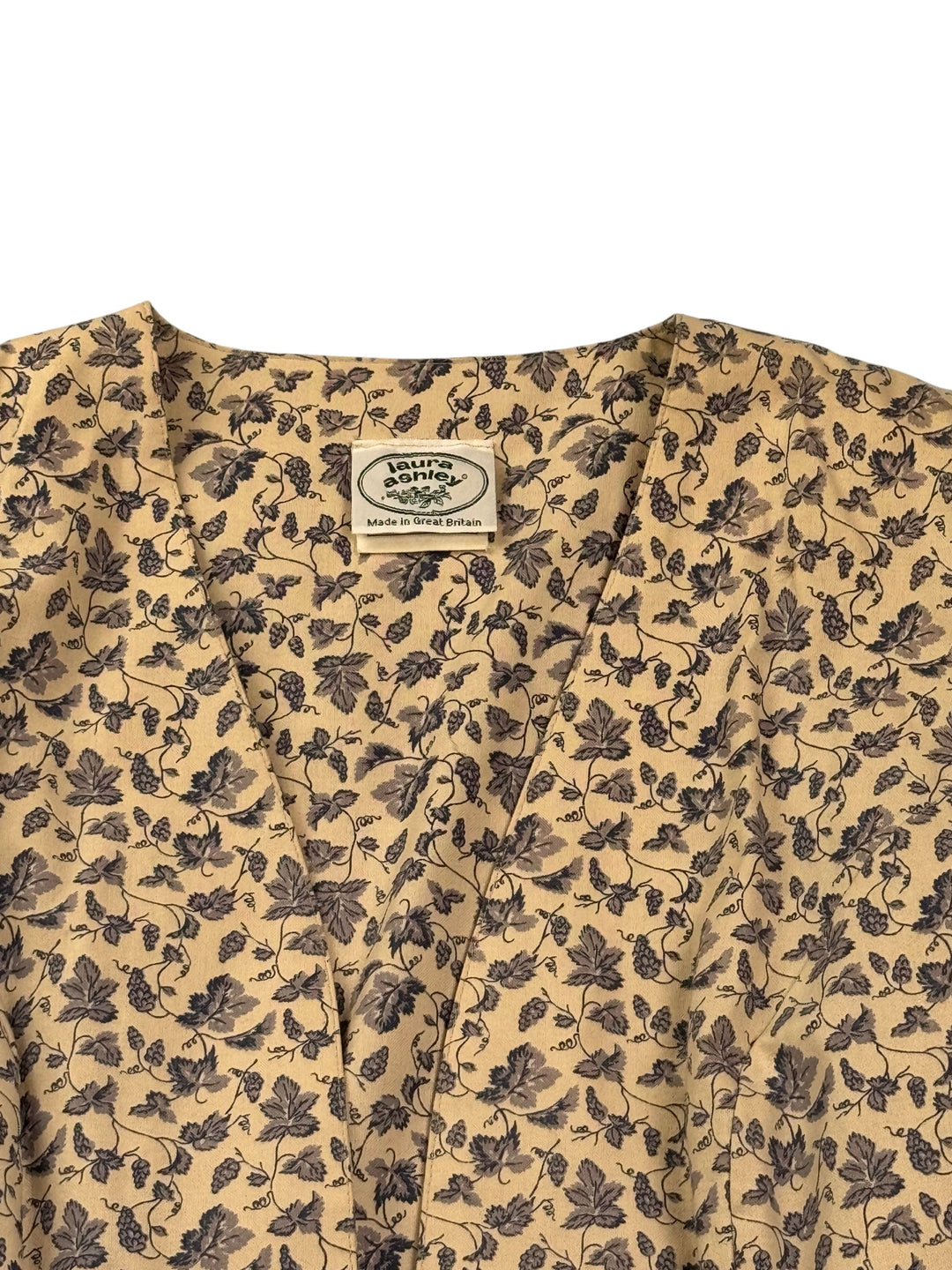 Floral Print Laura Ashley Bolero Jacket - M - Think Vintage