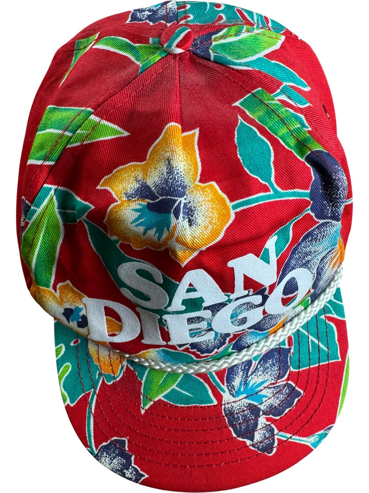 Floral San Diego Cap - Think Vintage ltd