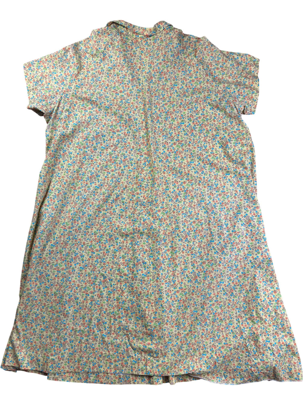 Floral Short Sleeve Day Dress - XL - Think Vintage ltd