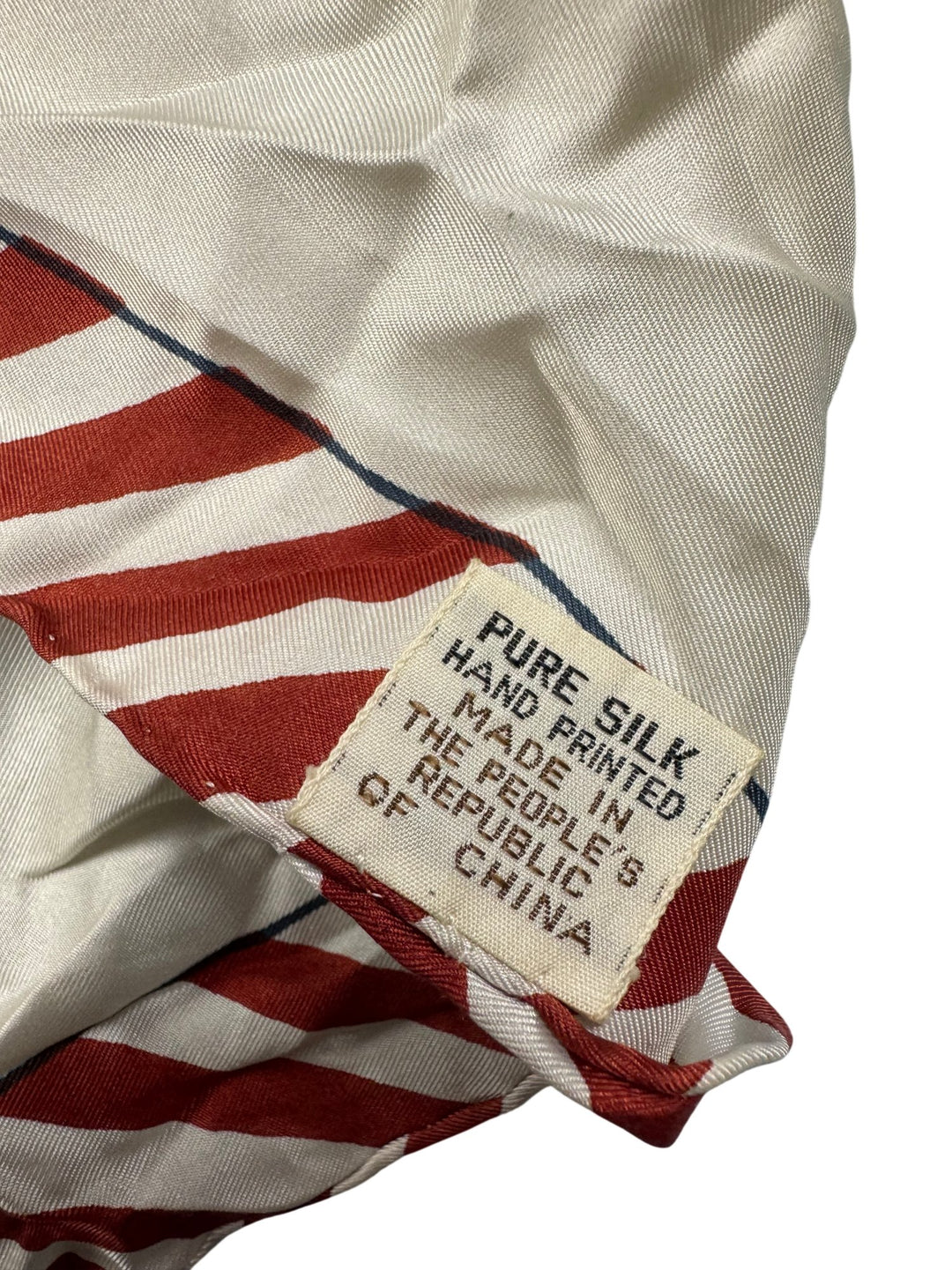 Floral Silk Hand Printed Scarf - Think Vintage ltd