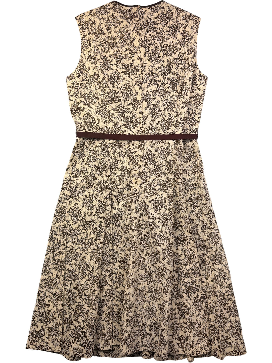 Floral Sleeveless A-Line Dress - S - Think Vintage Online Ltd