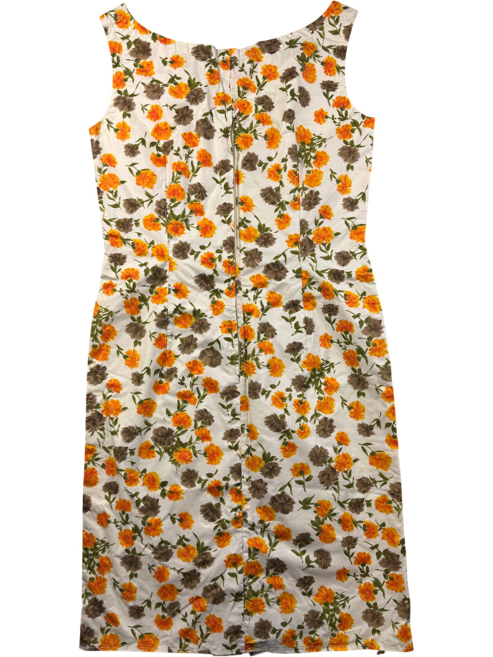 Floral Sleeveless Dress - S - Think Vintage ltd