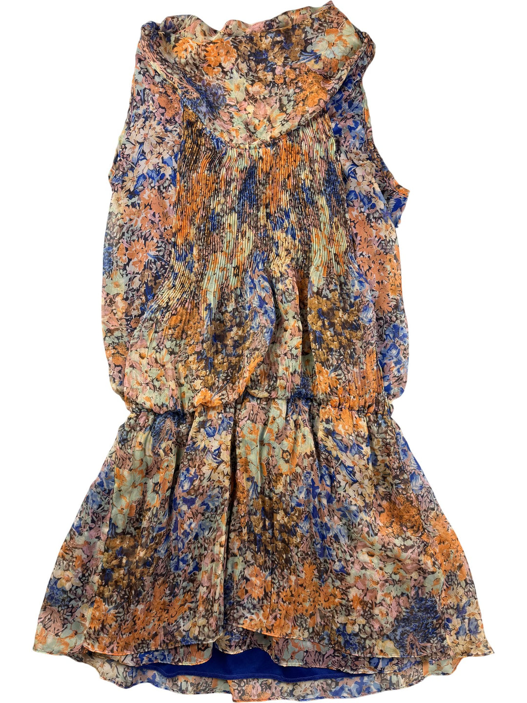Floral Sleeveless Dress by GT Design - S/M - Think Vintage ltd