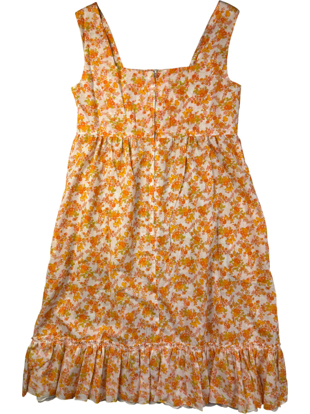Floral Sleeveless Summer Dress - S - Think Vintage ltd