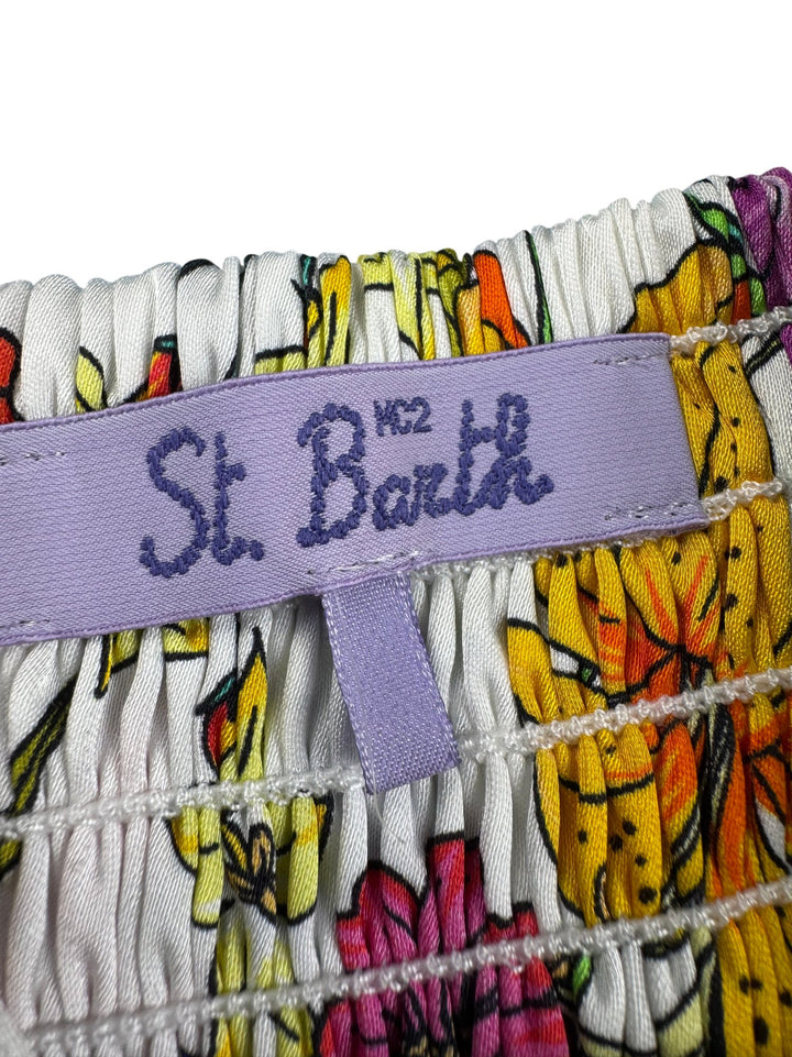 Floral Strap Mini Dress - M - Think Vintage ltd