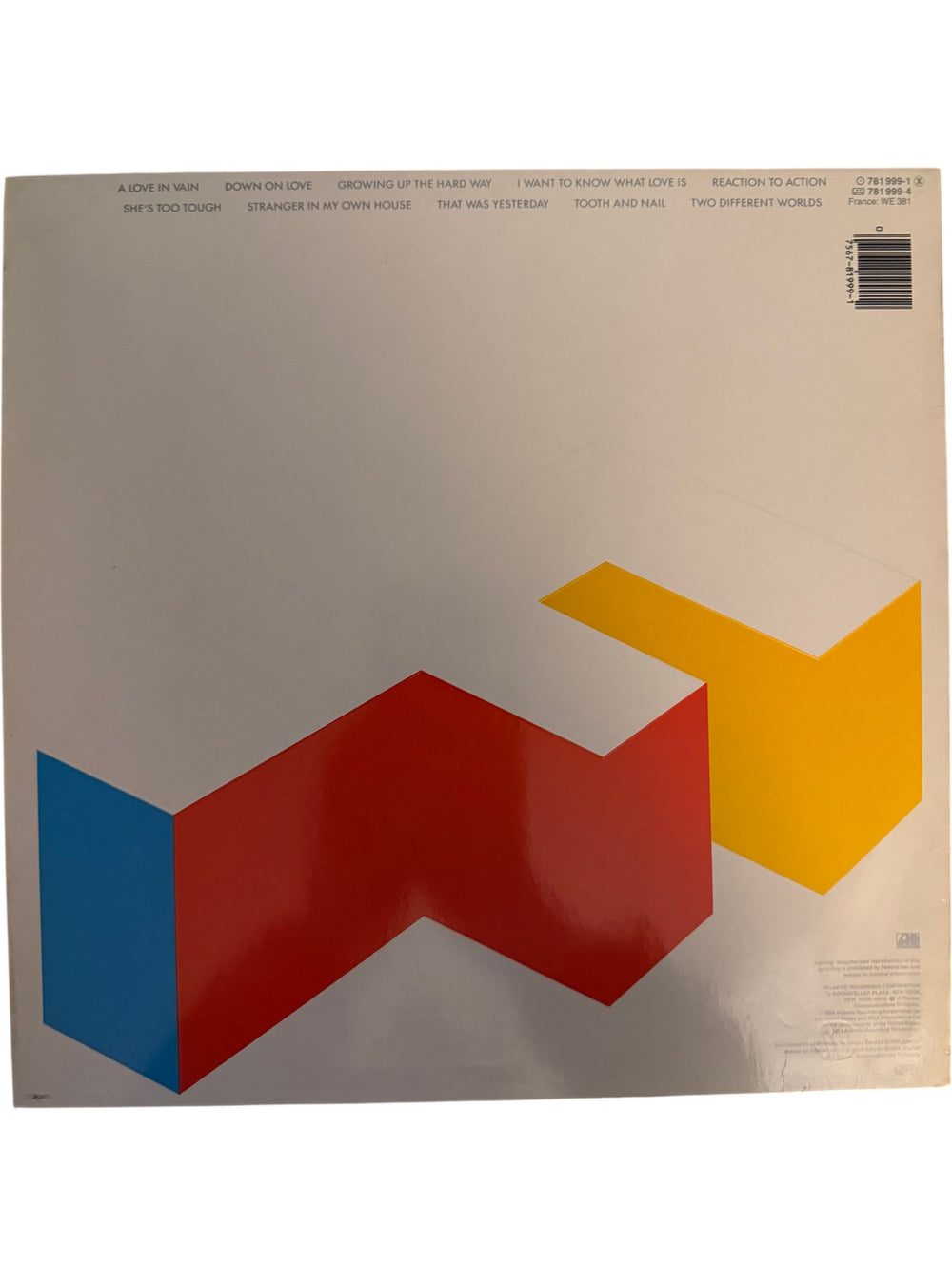 Foreigner Agent Provocateur Vinyl Record - Good - Think Vintage ltd