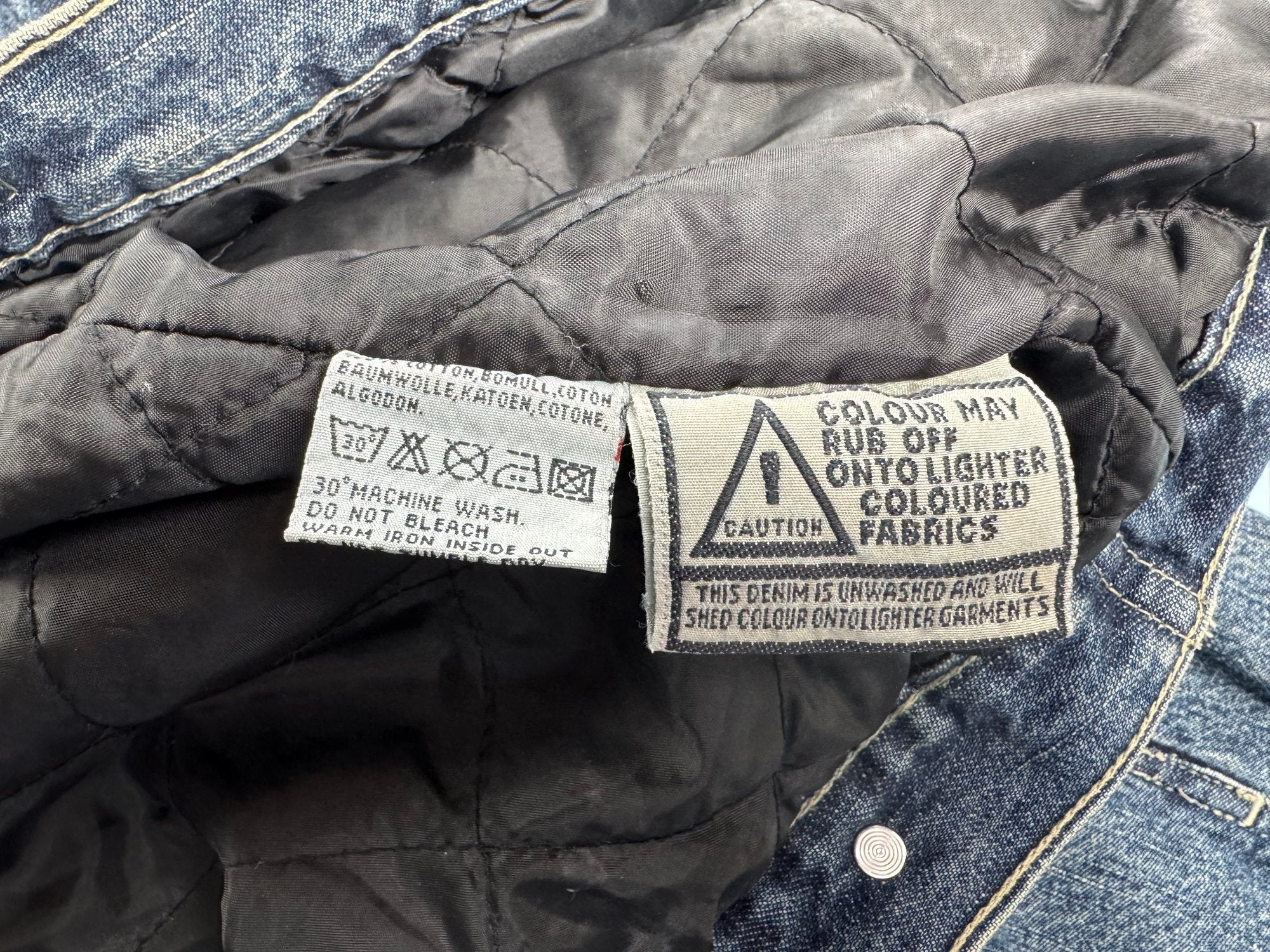 Foxhole Sherpa Lined Denim Trucker Jacket - XL