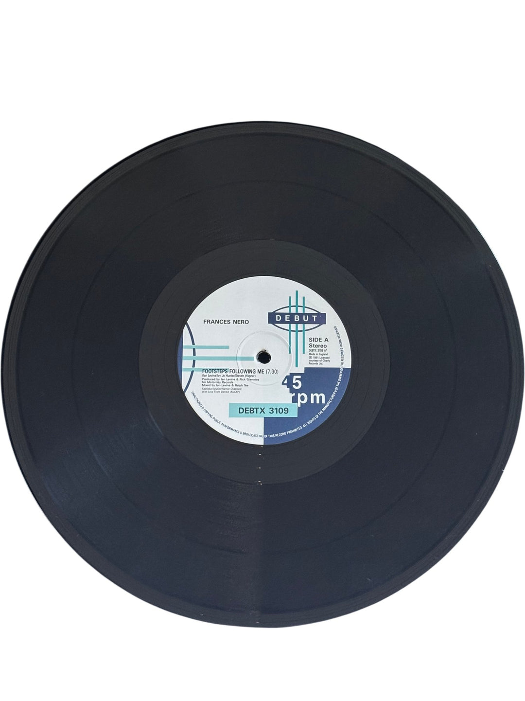 Frances Nero Footsteps Following Me Vinyl - Think Vintage ltd