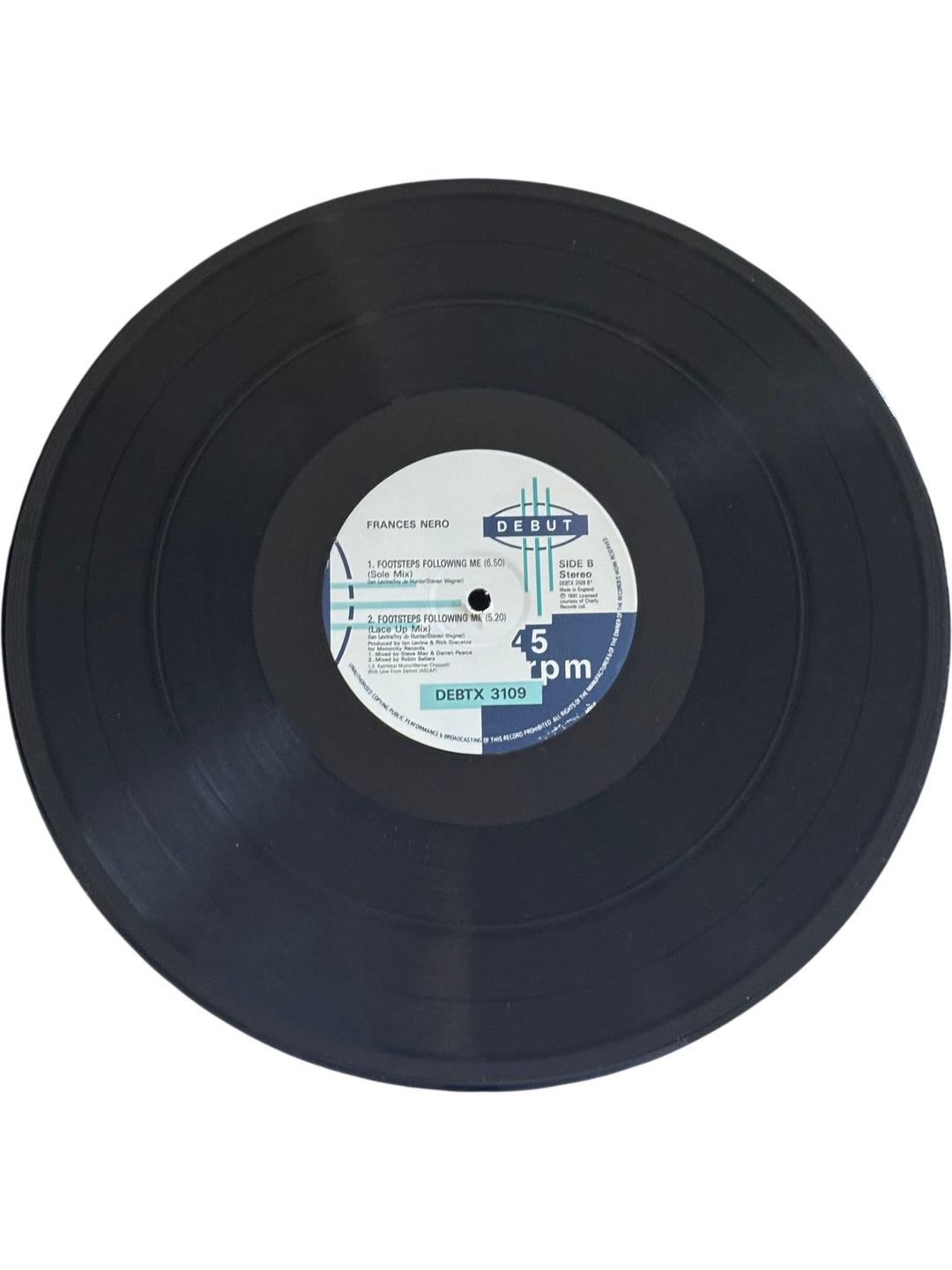 Frances Nero Footsteps Following Me Vinyl - Think Vintage ltd