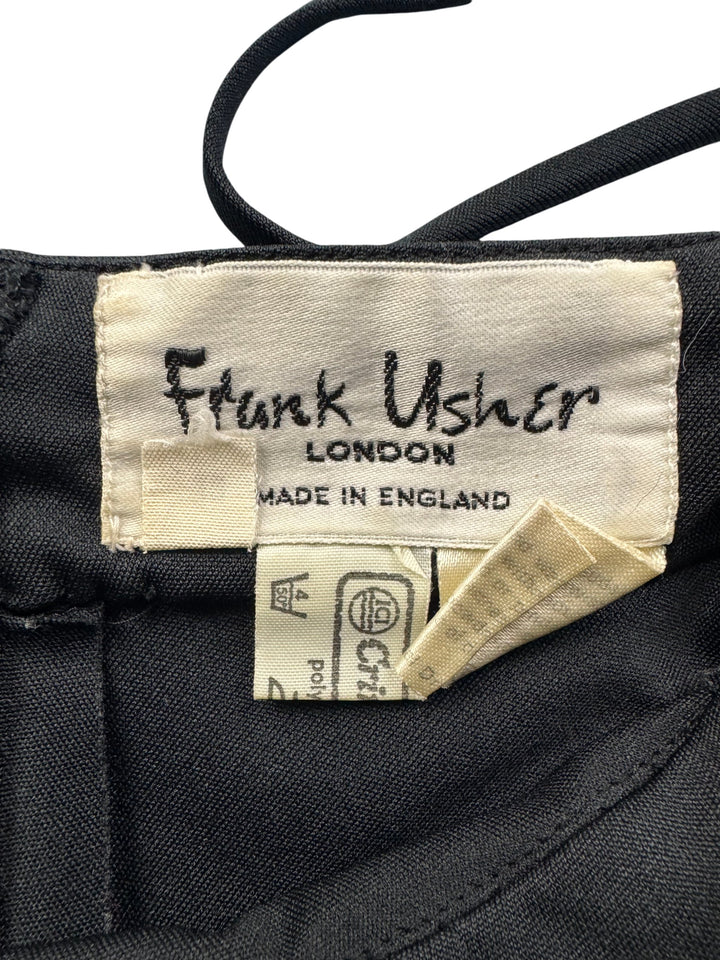 Frank Usher Black Halterneck Dress - XS/S